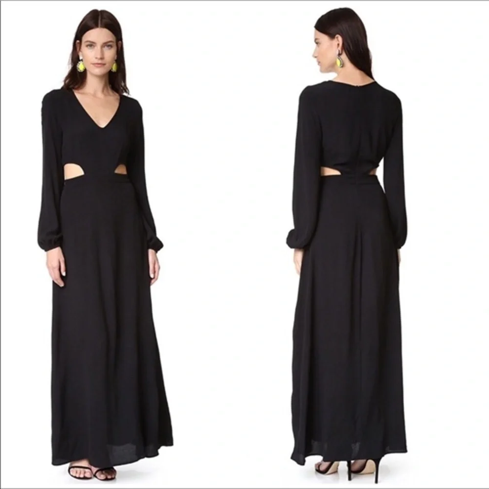 Wildfox cutout black maxi festival dress. - Picture 3 of 8